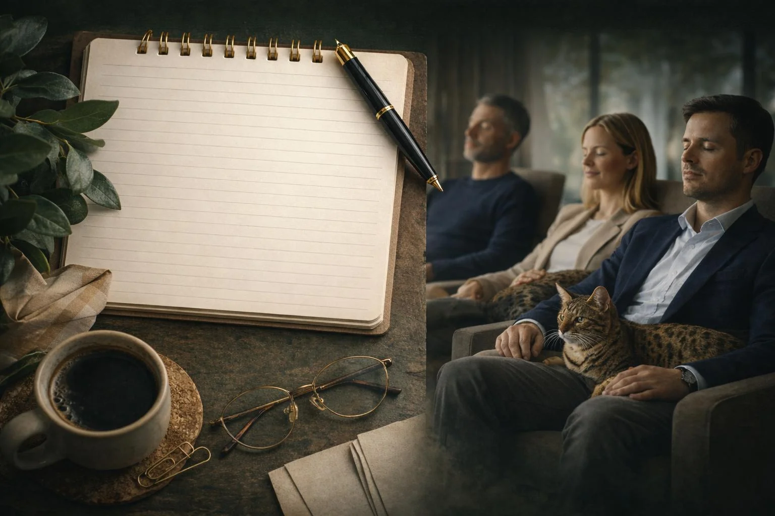 Regulacja układu nerwowego w biznesie – spokojna przestrzeń Instytutu Kota Savabi wspierająca biologiczną redukcję stresu liderów